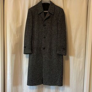Givenchy Monsieur belted vintage overcoat